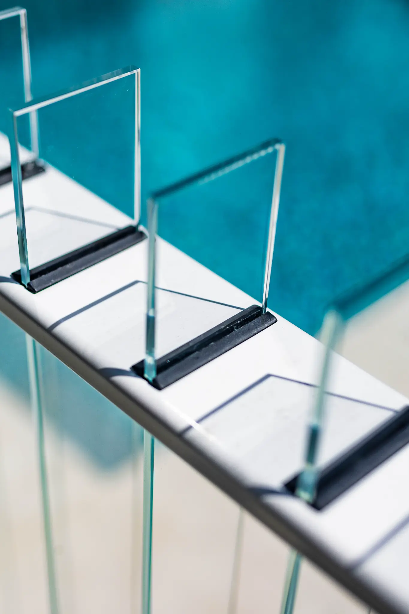 Flo Glass glass panel detail — precision engineering