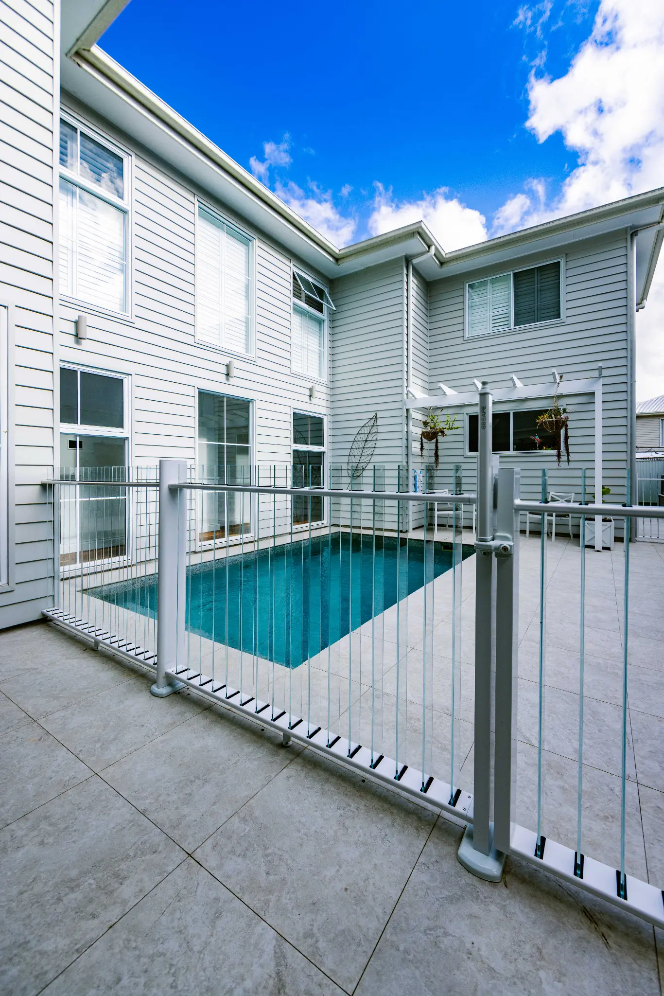 Flo Glass pool fencing installation — Ormiston